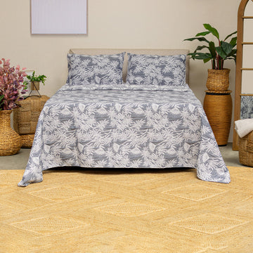 Cubrecama jacquard desarrollado por fabricantes para comercialización en el canal retail